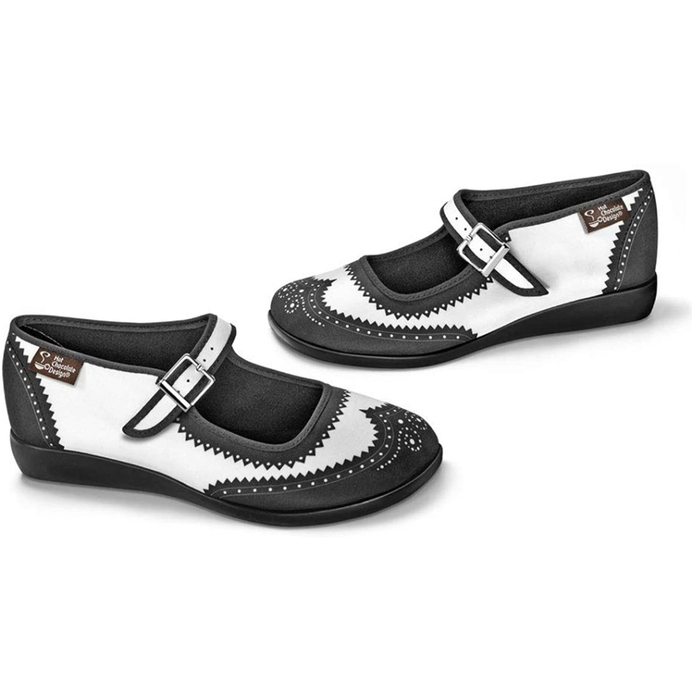 NEW! Hot Chocolate Designs Mary Jane Oxford Shoes